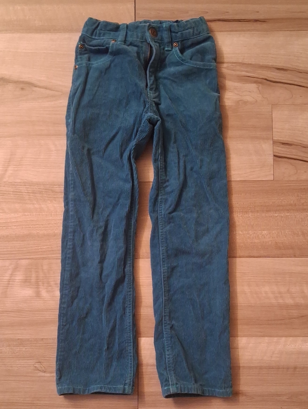 Gymboree Teal Corduroy Pants Preppy Boys Size 6 (L)